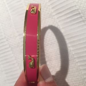 Vineyard Vines Pink Enamel Whale Bracelet